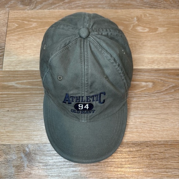 Old Navy Athletic 94 Gray Unisex Baseball Cap Hat - Picture 2 of 11